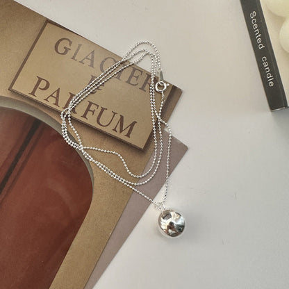 Korean Style Niche Design Ball Sweater Chain Fashion Necklaces