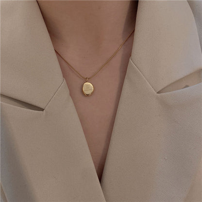 Women's Pendant For Trendy Titanium Steel Sweater Chain Necklaces