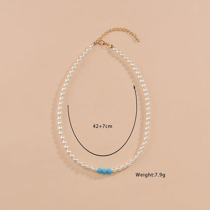 Graceful Oval Imitation Pearl Fashion Handmade Necklaces