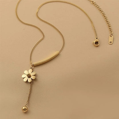 Women's No Fading Cold Style Temperamental Tassels Exquisite Clavicle Chain Necklaces