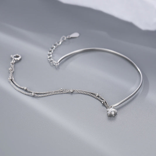 Star Titanium Steel Female Light Luxury Minority Bracelets