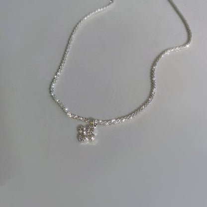 Zircon Pendant Female Light Luxury Minority Necklaces