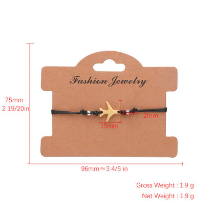 Personality Fashion Woven Wax Rope Adjustable Bracelets