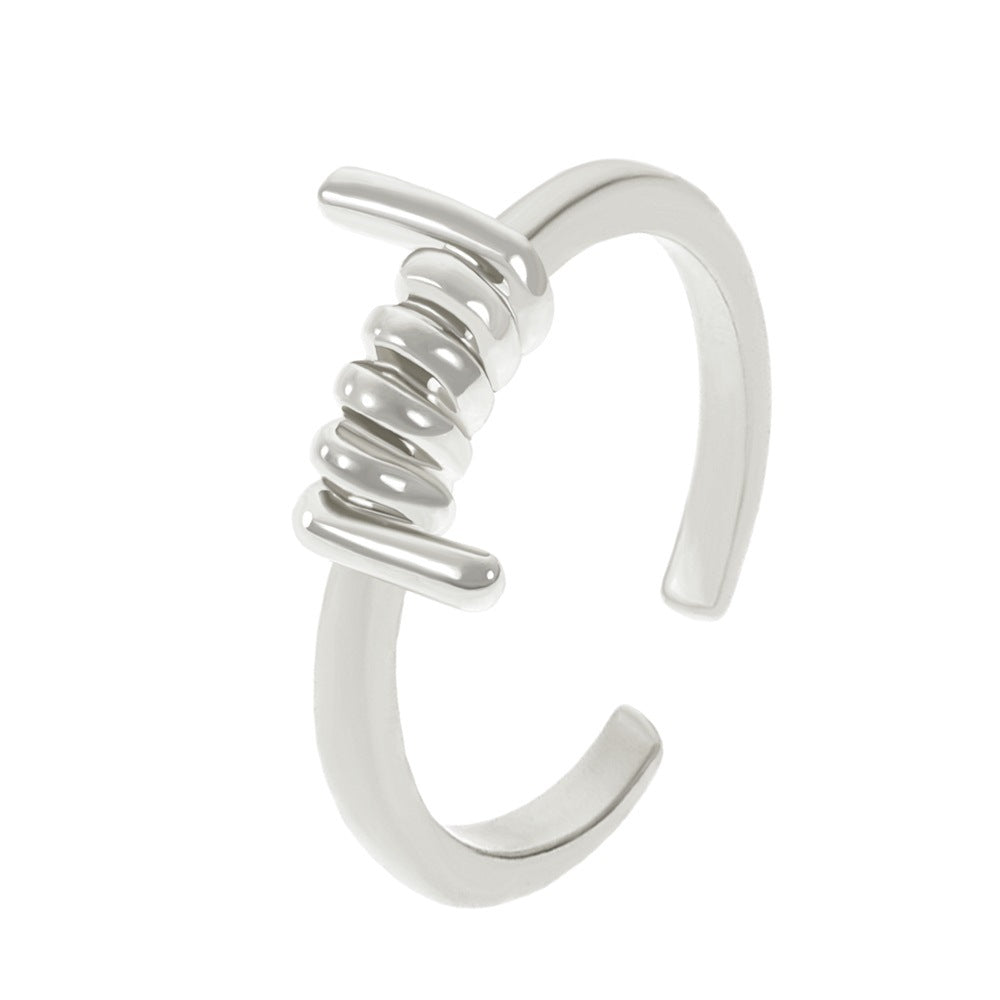 Simple Knot Fashion Creative Alloy Geometric Rings