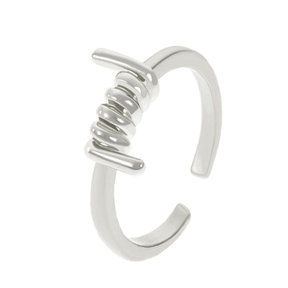 Simple Knot Fashion Creative Alloy Geometric Rings