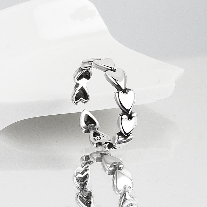 Female Fashion Personality Trendy Simple Design Rings