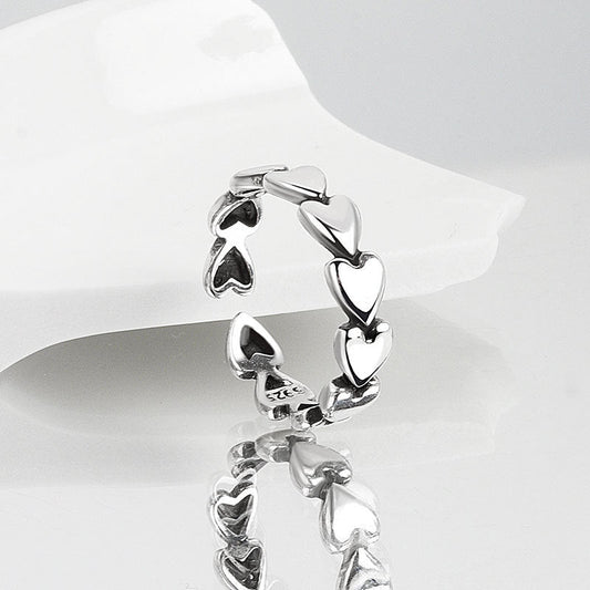 Female Fashion Personality Trendy Simple Design Rings