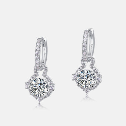 Women's Popular Moissanite High Sense Sterling Sier Earrings
