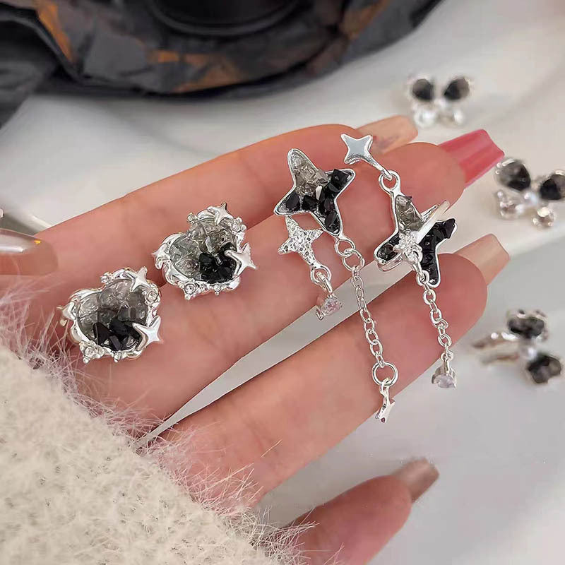 Women's Bow For Sweet Cool Style Light Earrings