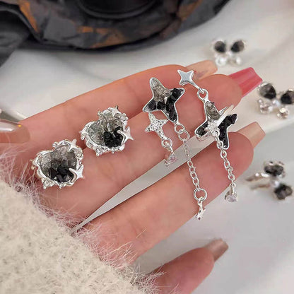 Women's Bow For Sweet Cool Style Light Earrings