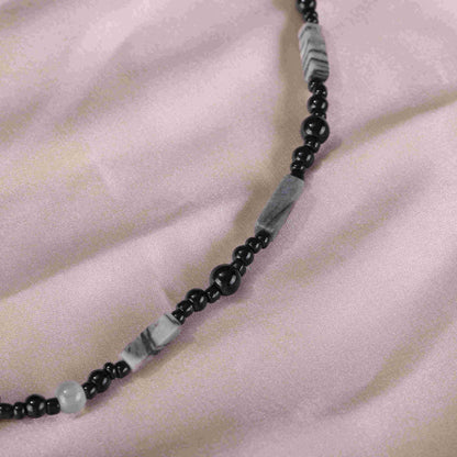 Style Green Stone Vintage Beaded Clavicle Chain Necklaces