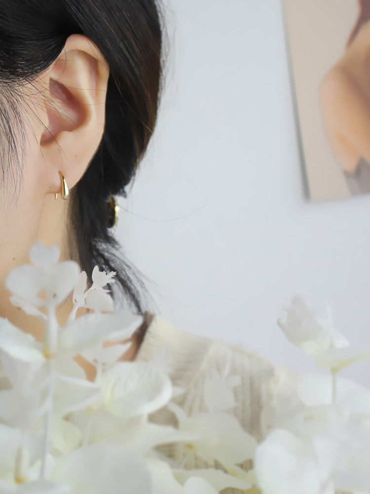 Female Simple Personality Elegant High Sense Petite Korean Earrings