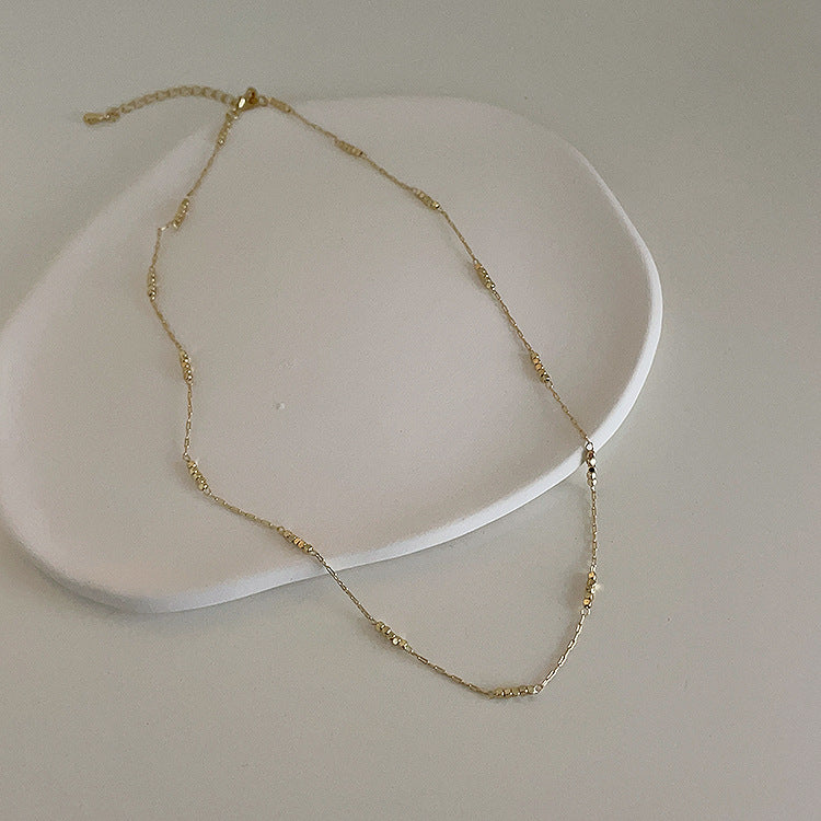 Of Sier Metal Female Niche Retro Personality And Minimalism Necklaces