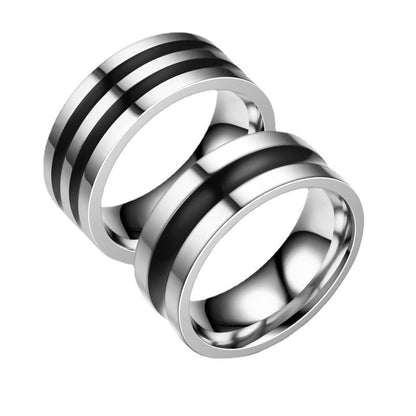 Men's Niche Titanium Steel Retro Fashion Stainless Rings