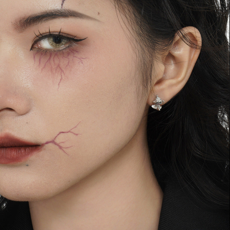 Wizard Hat Funny Ghost Series Niche Rings