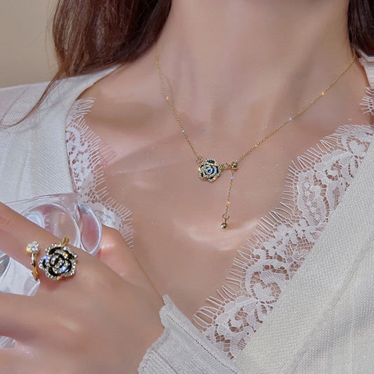 Female Clavicle Chain Special Interest Light Necklaces