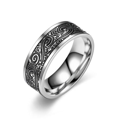 Men's Style Hand Jewelry Handsome Trendy Fashionable Rings