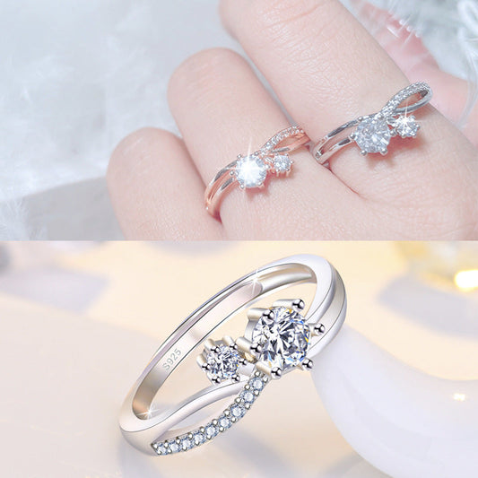 Style Simple Fairy Open Mouth Twisted Rings