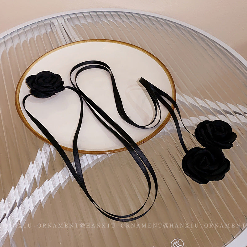 Women's Long Dark Style Personality Fashion Short Necklaces