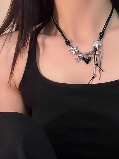 String Female Design Sweet Cool Wind Necklaces