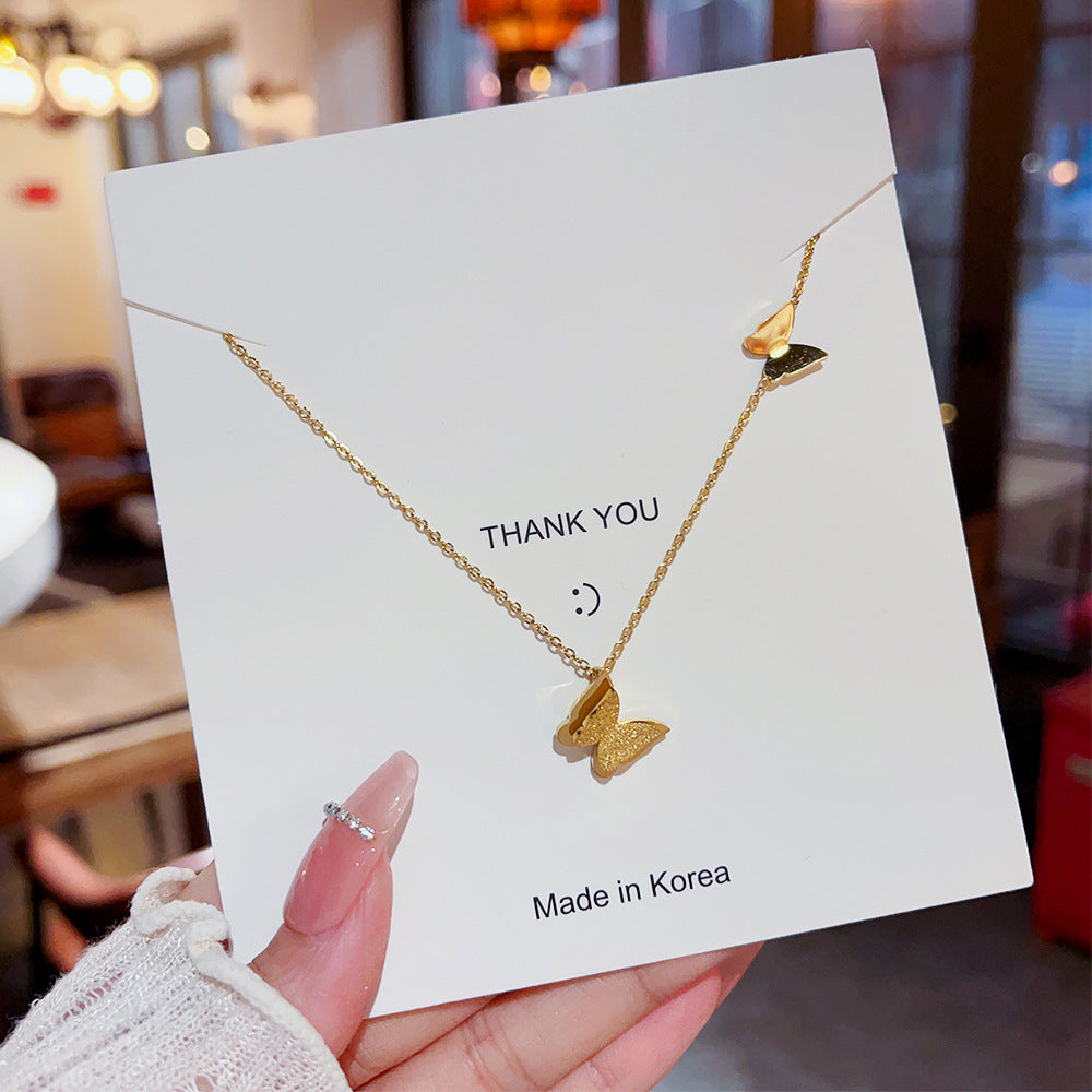 Butterfly Light Luxury Clavicle Chain Dignified Necklaces