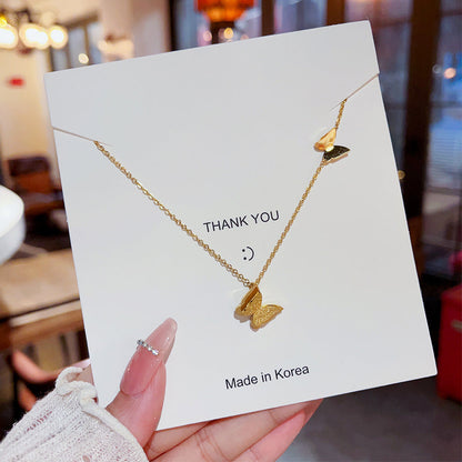 Butterfly Light Luxury Clavicle Chain Dignified Necklaces