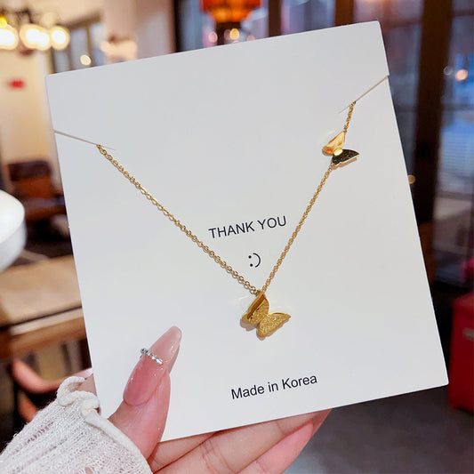 Butterfly Light Luxury Clavicle Chain Dignified Necklaces
