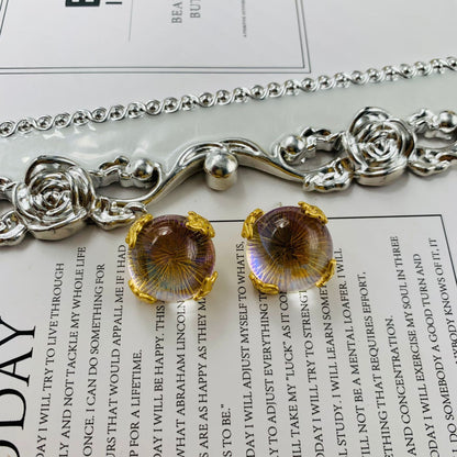 Western Court Three-dimensional Inlaid Pure Copper Plating Real Bracelets