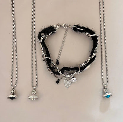 Subculture Light Luxury Minority Punk Hip Hop Necklaces