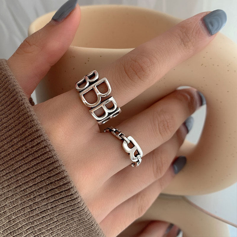 Female Retro Aloofness Style Index Finger Rings