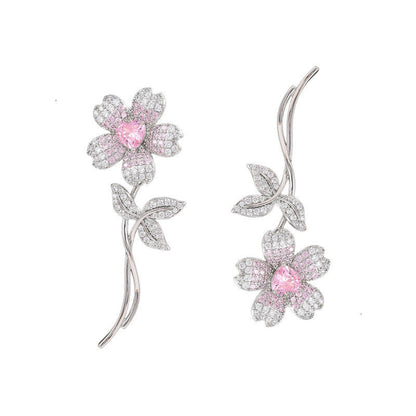 Creative Design Light Luxury High-grade Asymmetric Earrings