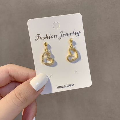 Female Simple Graceful Metal Quality Street Earrings