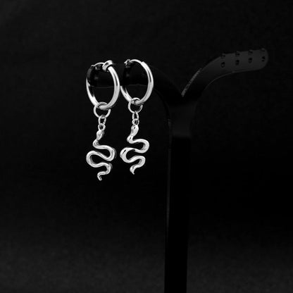 Women's & Men's Hop Punk Unisex Style Snake-shaped Ear Earrings
