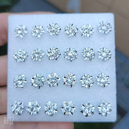 Women's Summer Ear Plastic Auricular Needle Mini Earrings