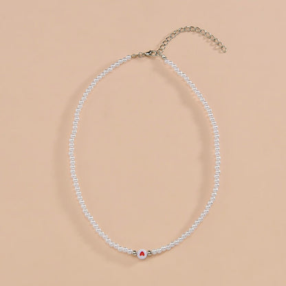 Heart Clavicle Chain Neck Elegant Graceful Necklaces