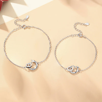 Phoenix Double Couple Sterling Sier Fashion Bracelets