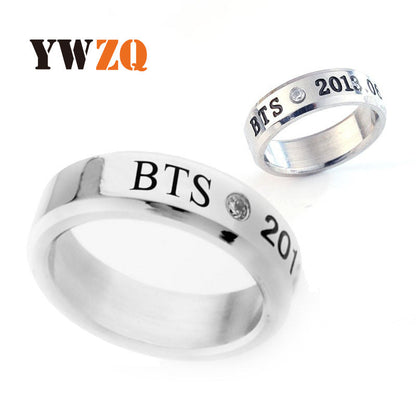 Stainless Steel Peripheral Design Sier Titanium Rings