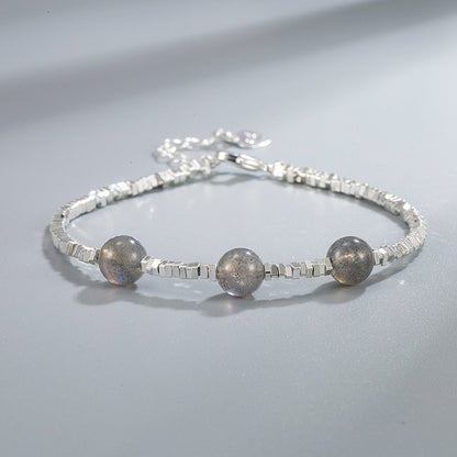 Lucky Fortune Aquamarine Design Affordable Luxury Bracelets