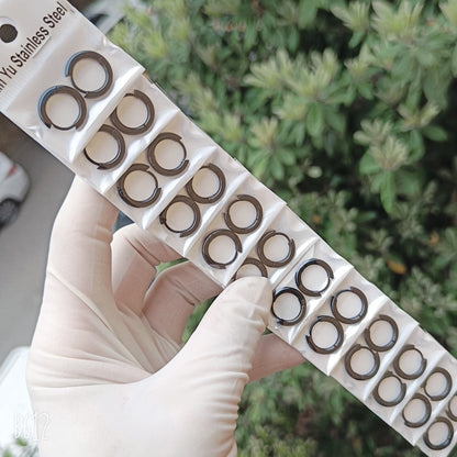 Thick Titanium Steel Hipster Accessories Versatile Earrings