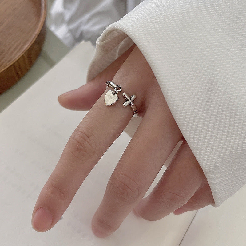 Love Pendant Sterling Sier Female Design Rings