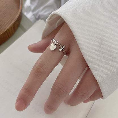 Love Pendant Sterling Sier Female Design Rings