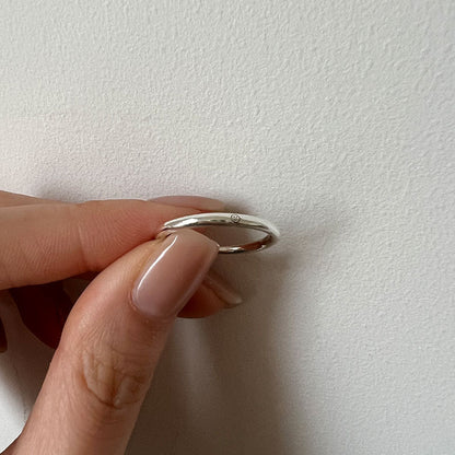 Sterling Sier Female Cute Smiley Face Rings