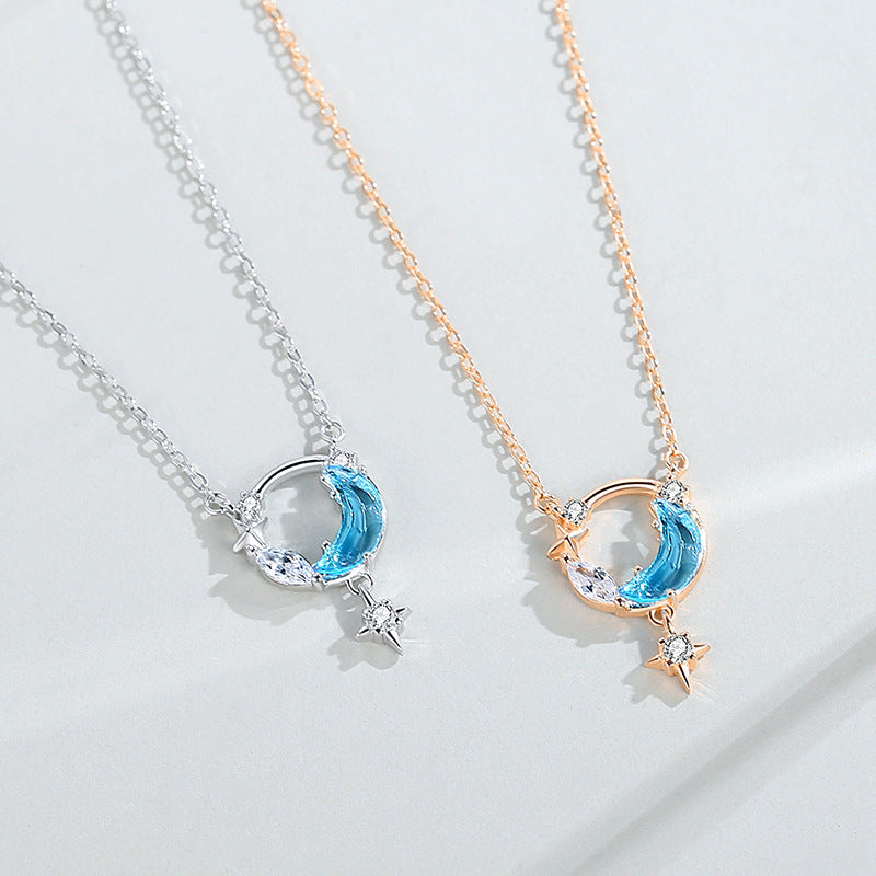 Women's Moon Korean Pendant Design Light Luxury Necklaces