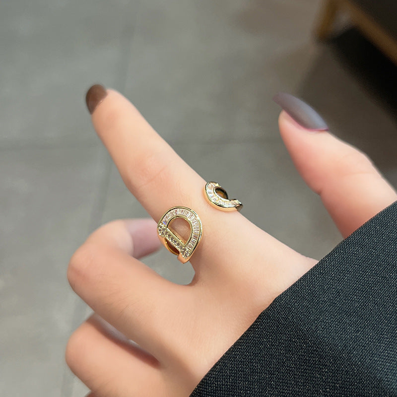 Women's Luxury Fashion Style Design Open Personal Rings