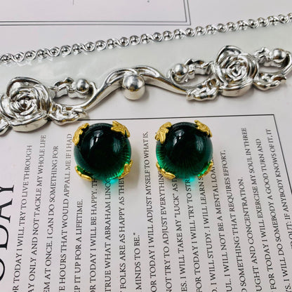 Western Court Three-dimensional Inlaid Pure Copper Plating Real Bracelets