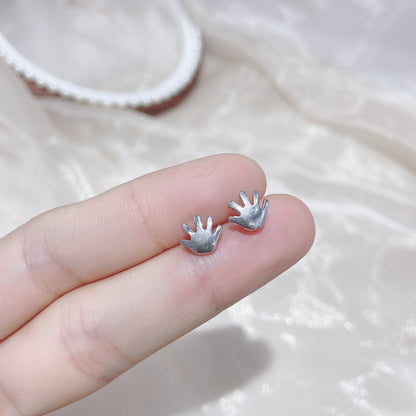 Sier Female Simple And Compact Delicate Earrings