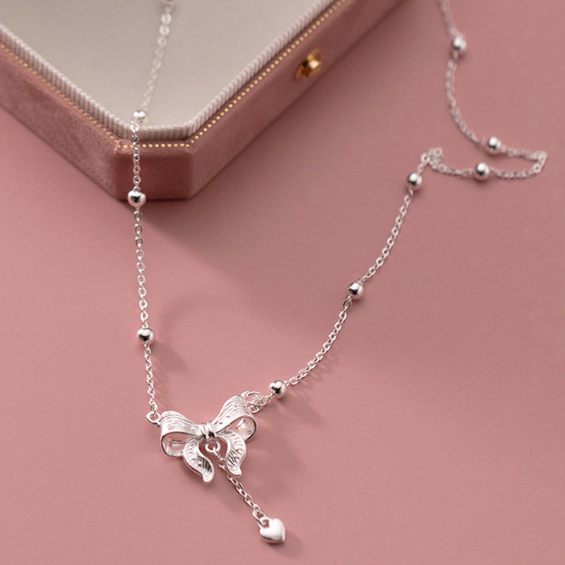 Women's Butterfly Fashionable Clavicle Chain French Style Necklaces