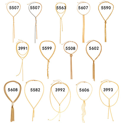 Snake Bone Chain Cold Style Design Necklaces