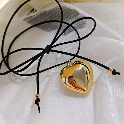 Ornament Pull Adjustable Wax Line Simple Necklaces