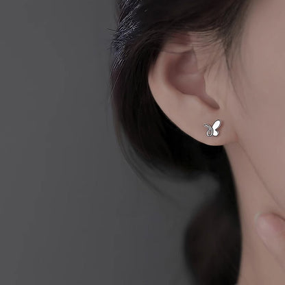 Butterfly Female Simple And Compact Korean Earrings
